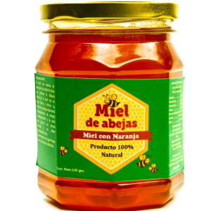 Miel con Naranja Pote 500 Grs.