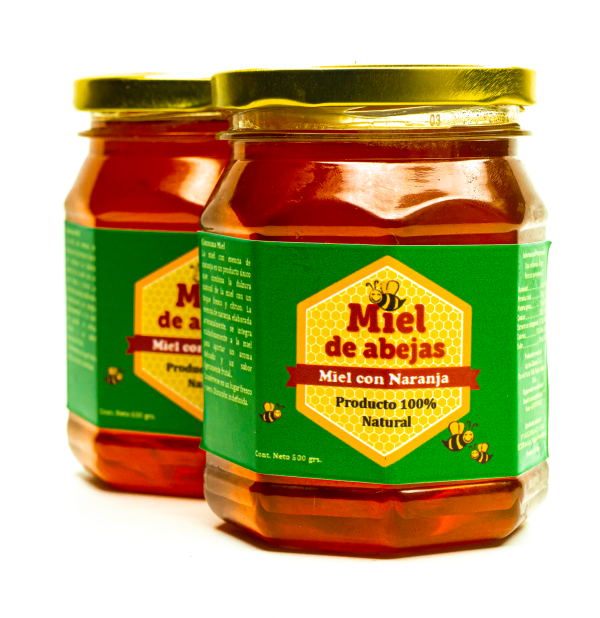 Miel con Naranja Pote 500 Grs. - Imagen 2