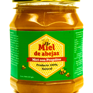 Miel con Propóleo Pote 500 grs.